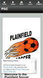 Mobile Screenshot of plainfieldsoccerclub.org